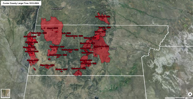 Custer SD Fire History