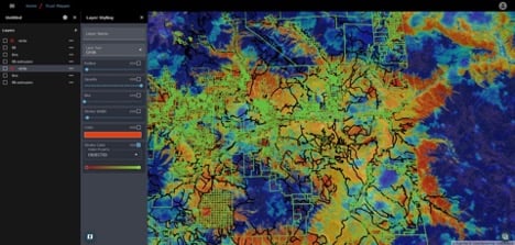 Eagle County with Moisture Levels and Parcels